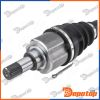Demi-Arbre de Transmission gauche pour PEUGEOT | NPW-PE-122, 1677230181